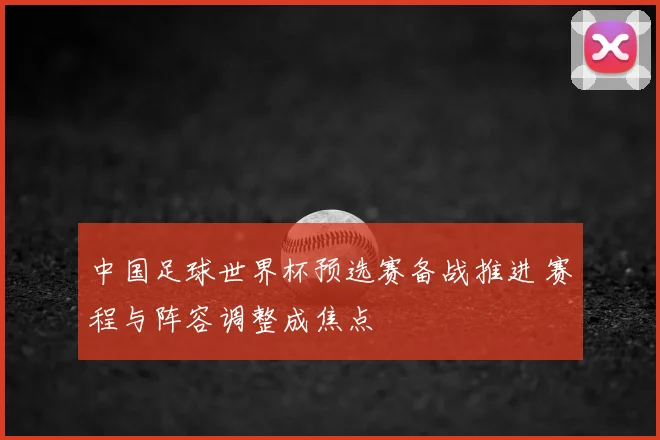 中国足球世界杯预选赛备战推进 赛程与阵容调整成焦点